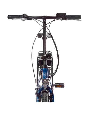 Rower elektryczny składany snapp city-e niebieski