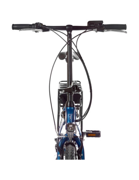 Rower elektryczny składany snapp city-e niebieski