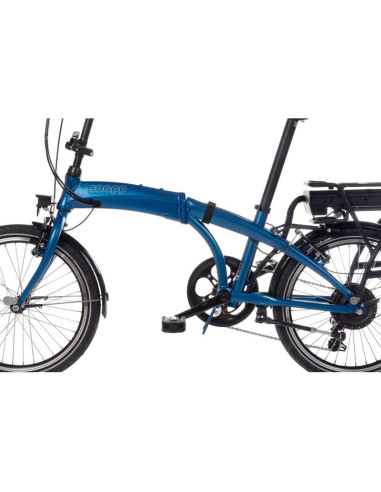Rower elektryczny składany snapp city-e niebieski