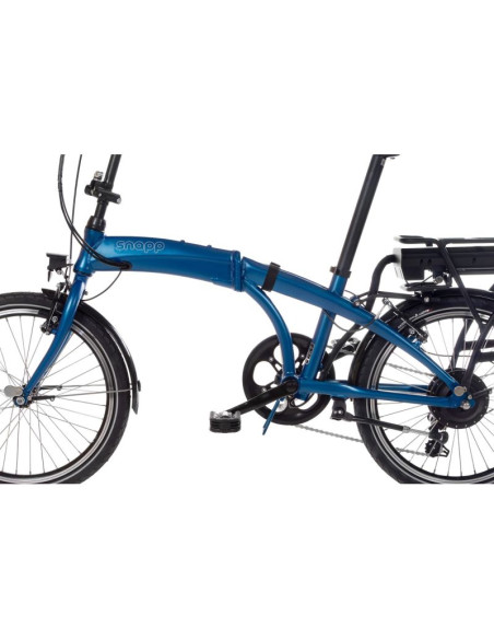 Rower elektryczny składany snapp city-e niebieski