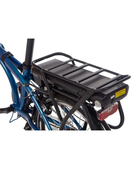 Rower elektryczny składany snapp city-e niebieski