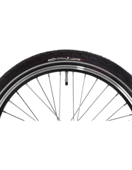 Rower elektryczny składany snapp city-e niebieski