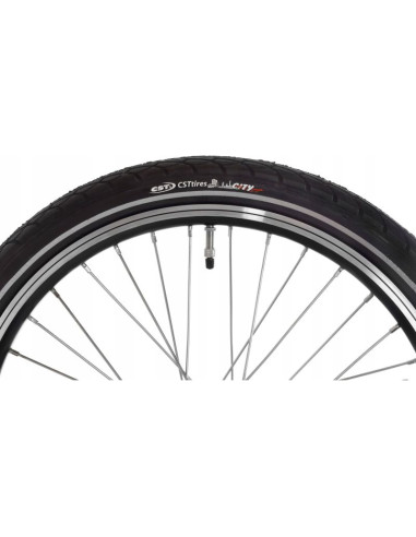 Rower elektryczny składany snapp city-e grafit