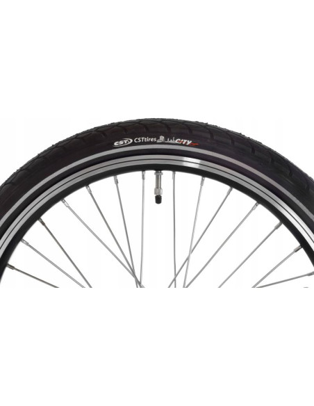 Rower elektryczny składany snapp city-e grafit