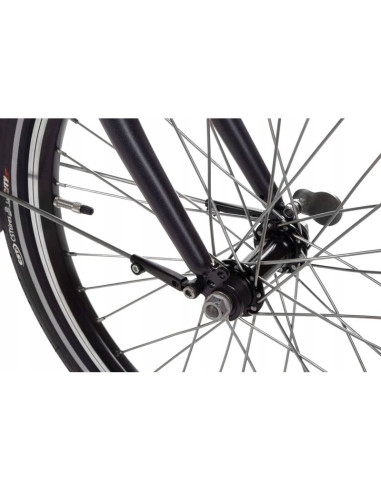 Rower elektryczny składany snapp city-e grafit