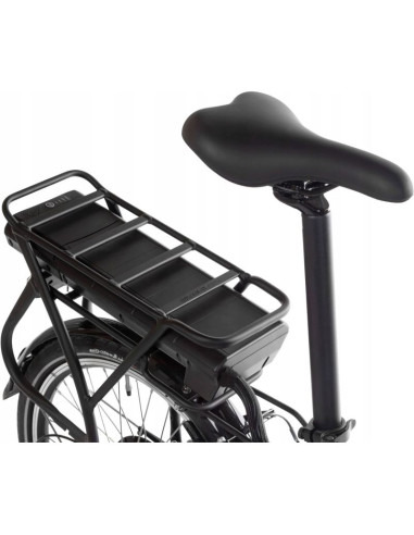 Rower elektryczny składany snapp city-e grafit