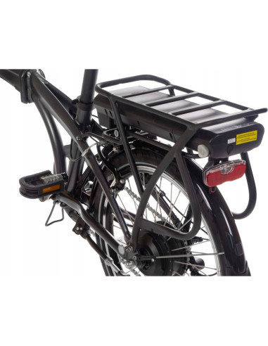 Rower elektryczny składany snapp city-e grafit