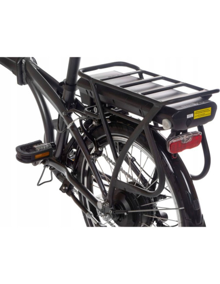 Rower elektryczny składany snapp city-e grafit