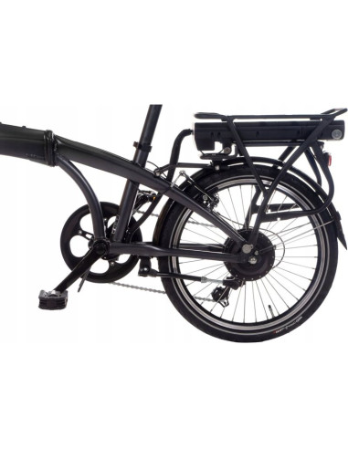 Rower elektryczny składany snapp city-e grafit