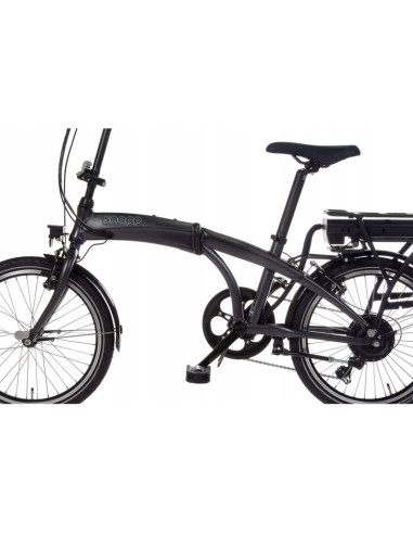 Rower elektryczny składany snapp city-e grafit