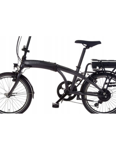 Rower elektryczny składany snapp city-e grafit