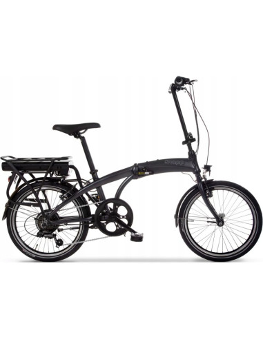 Rower elektryczny składany snapp city-e grafit