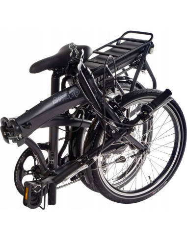 Rower elektryczny składany snapp city-e grafit