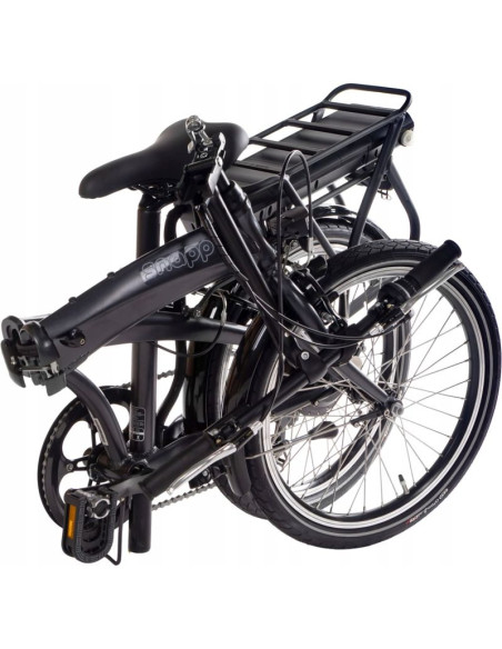 Rower elektryczny składany snapp city-e grafit