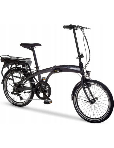 Rower elektryczny składany snapp city-e grafit
