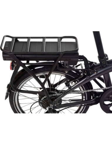 Rower elektryczny składany snapp city-e grafit