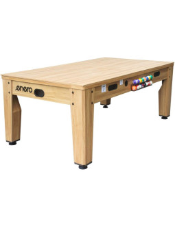 Stół do multigier 4w1 bilard tenis stołowy cymbergaj stół jadalny 214x121.6x81.3cm wooden enero 2