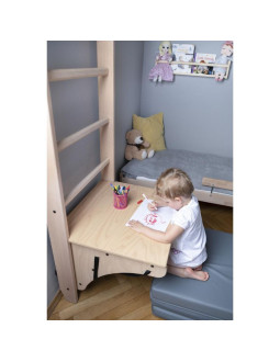 Drabinka z drewnianym drążkiem i akcesoriami benchk 112+a204 2