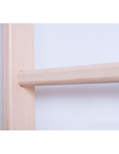 Drabinka z drewnianym drążkiem i akcesoriami benchk 112+a204