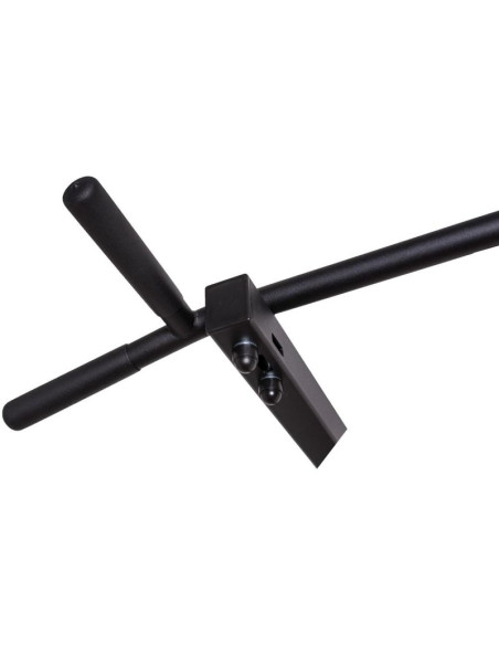 Drabinka gimnastyczna drewniano metalowa z metalowym drążkiem i akcesoriami dla dzieci benchk 721b a076