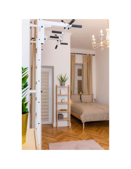 Drabinka gimnastyczna z regulowanym metalowym drążkiem 731w benchk