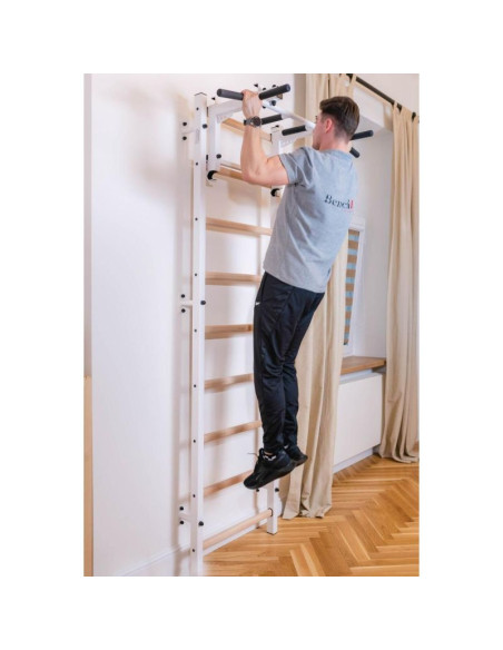 Drabinka gimnastyczna z regulowanym metalowym drążkiem 731w benchk
