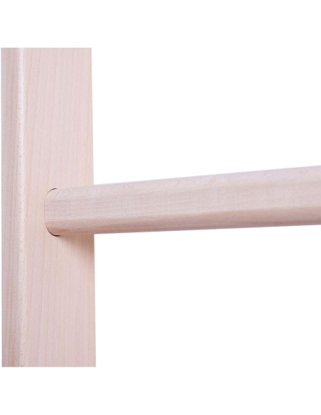 Drabinka z drewnianym drążkiem i akcesoriami benchk 111+a204