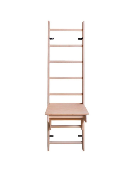 Drabinka z drewnianym do podciągania z biurkiem benchk 112