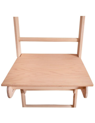 Drabinka z drewnianym do podciągania z biurkiem benchk 112