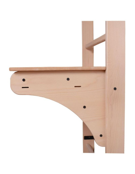 Drabinka z drewnianym do podciągania z biurkiem benchk 112