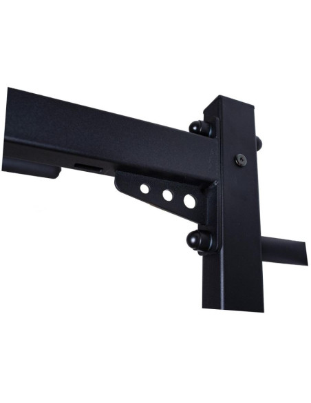 Drabinka gimnastyczna drewniano metalowa z metalowym drążkiem benchk 721b