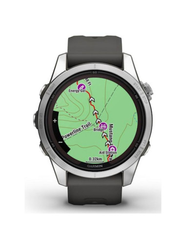 Zegarek sportowy garmin fenix 7s pro solar silver ss grapphite