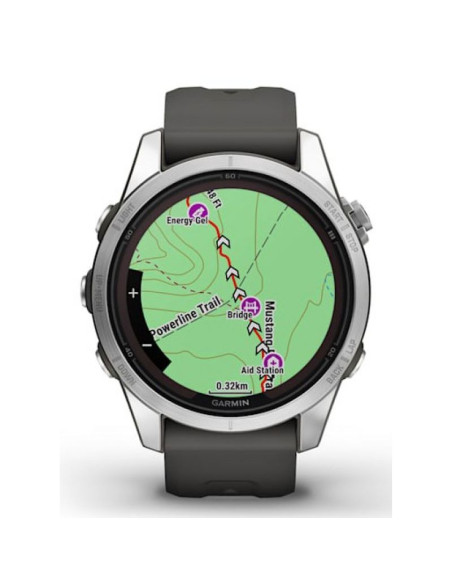Zegarek sportowy garmin fenix 7s pro solar silver ss grapphite