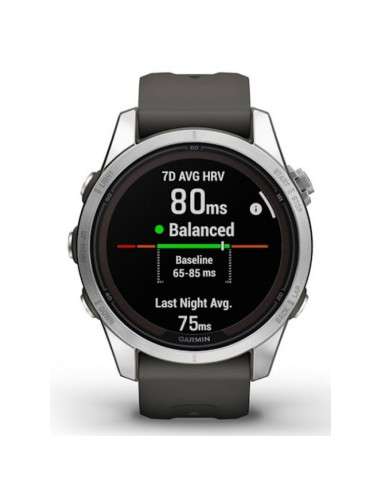 Zegarek sportowy garmin fenix 7s pro solar silver ss grapphite
