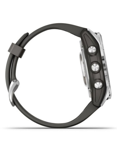 Zegarek sportowy garmin fenix 7s pro solar silver ss grapphite