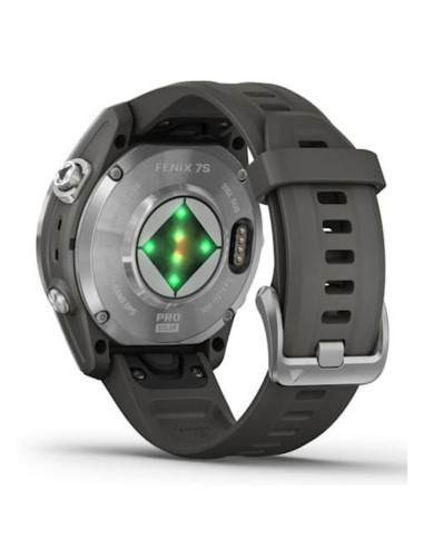 Zegarek sportowy garmin fenix 7s pro solar silver ss grapphite