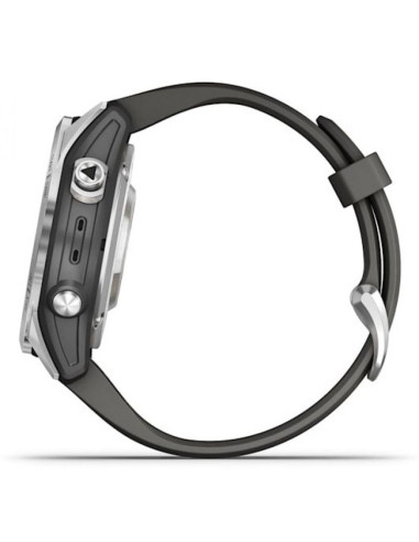 Zegarek sportowy garmin fenix 7s pro solar silver ss grapphite