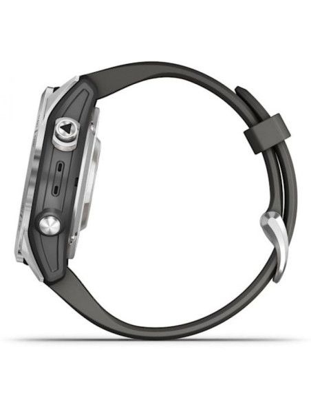 Zegarek sportowy garmin fenix 7s pro solar silver ss grapphite