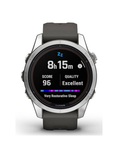 Zegarek sportowy garmin fenix 7s pro solar silver ss grapphite