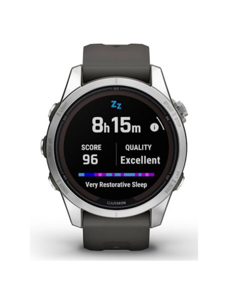 Zegarek sportowy garmin fenix 7s pro solar silver ss grapphite