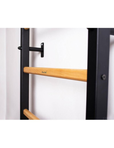 Drabinka gimnastyczna drewniano metalowa z drążkiem benchk 221b