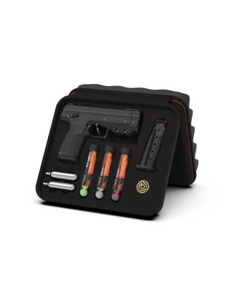 Pistolet na kule gumowe i pieprzowe byrna sd xl black k.68 co2-12g zestaw (sx68300-blk-xl)