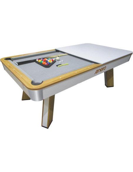 Stół do multigier 3w1 bilard tenis stołowy stół jadalny uniwersalny 213.4x111.8x81.2cm enero