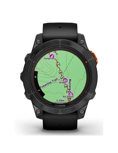 Zegarek sportowy garmin fenix 7 pro solar edition slate grey / black band