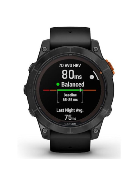 Zegarek sportowy garmin fenix 7 pro solar edition slate grey / black band