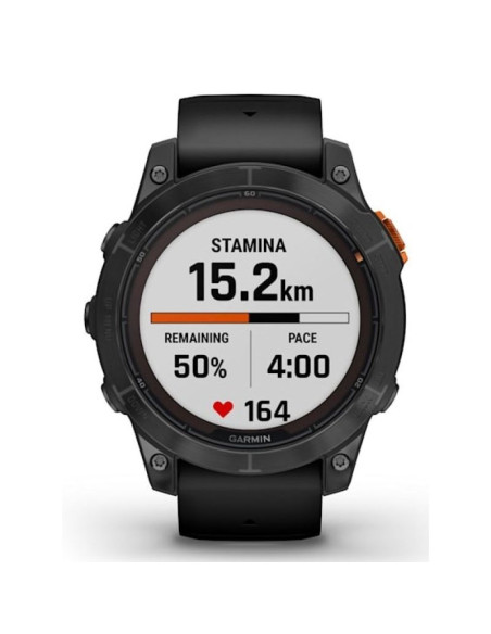 Zegarek sportowy garmin fenix 7 pro solar edition slate grey / black band