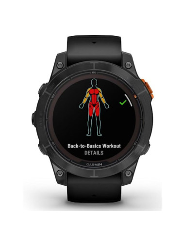 Zegarek sportowy garmin fenix 7 pro solar edition slate grey / black band