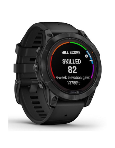 Zegarek sportowy garmin fenix 7 pro solar edition slate grey / black band