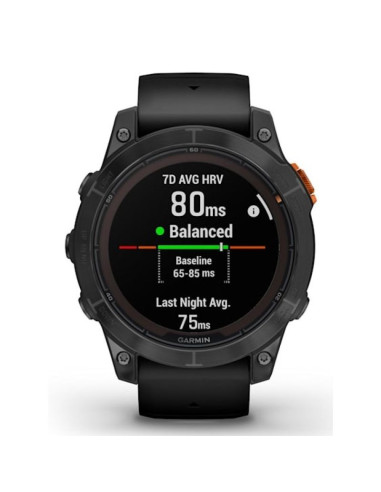 Zegarek sportowy garmin fenix 7 pro solar edition slate grey / black band