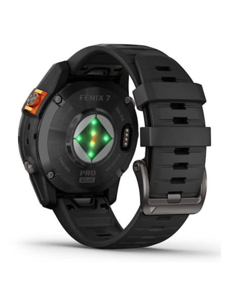 Zegarek sportowy garmin fenix 7 pro solar edition slate grey / black band
